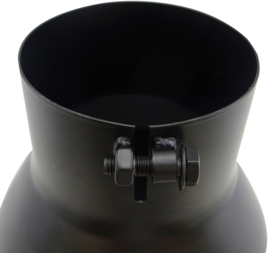 Black Stainless Steel Slant Cut Exhaust Tip Pack of 2 S318