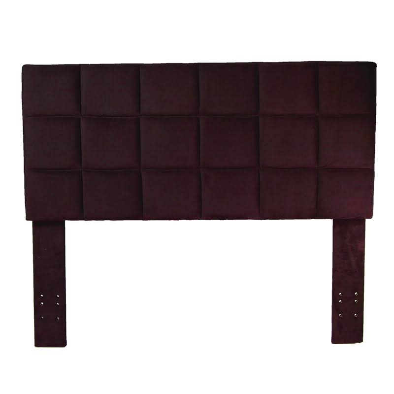 Purple Fabric Full Queen Headboard I75732