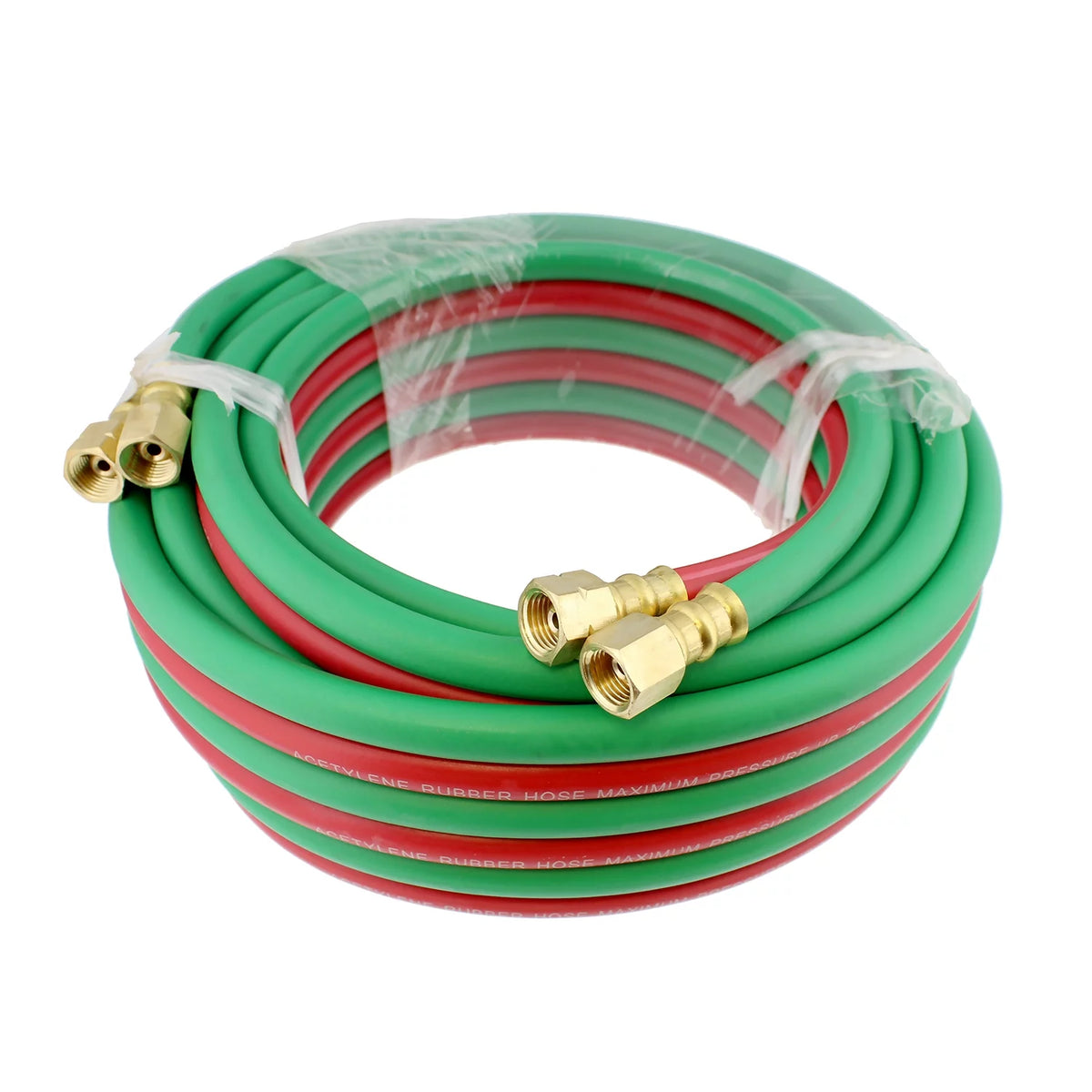 Oxy Acetylene Hose 25ft 1/4in Twin Welding Torch Hoses C50872