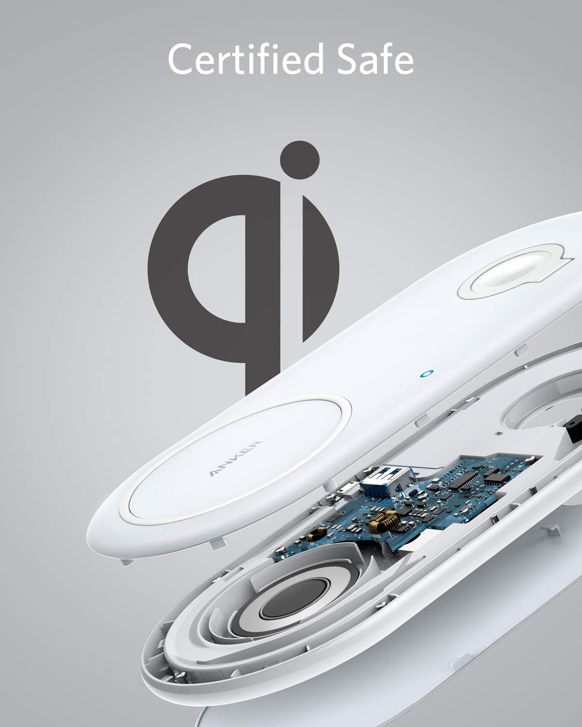 2 in 1 Wireless Charging Station for iPhone and Apple Watch B165179