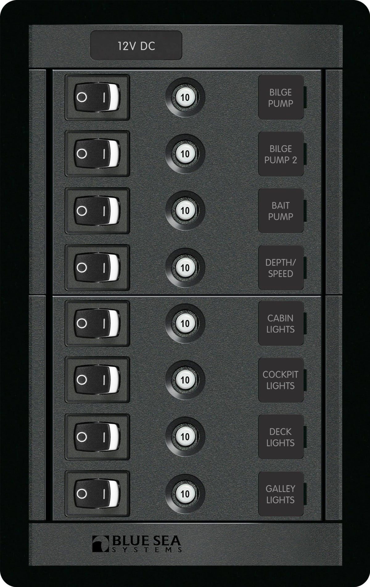 8 Position Switch Vertical Panel E45261