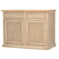 Light Blue Poplar Kitchen Island with Oak Top R5252