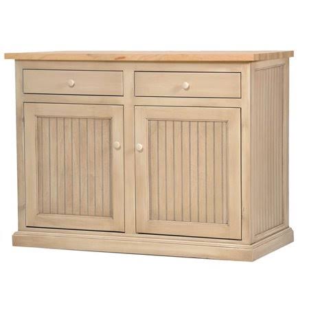 Light Blue Poplar Kitchen Island with Oak Top R5252