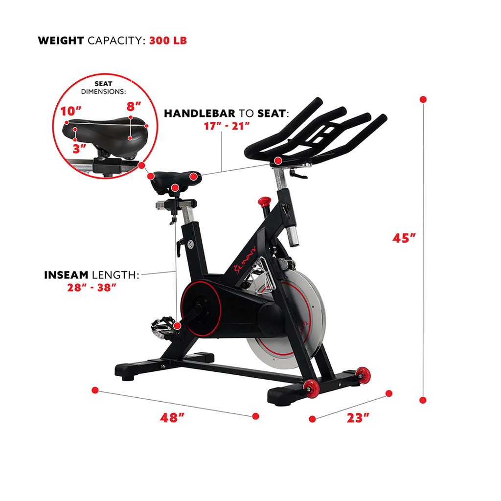 Magnetic Belt Drive Indoor Stationary Exercise Bike K952661