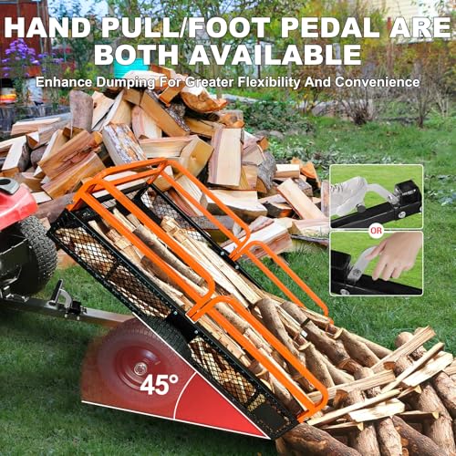 Heavy Duty 1500-Pound Capacity Steel Dump Cart P226