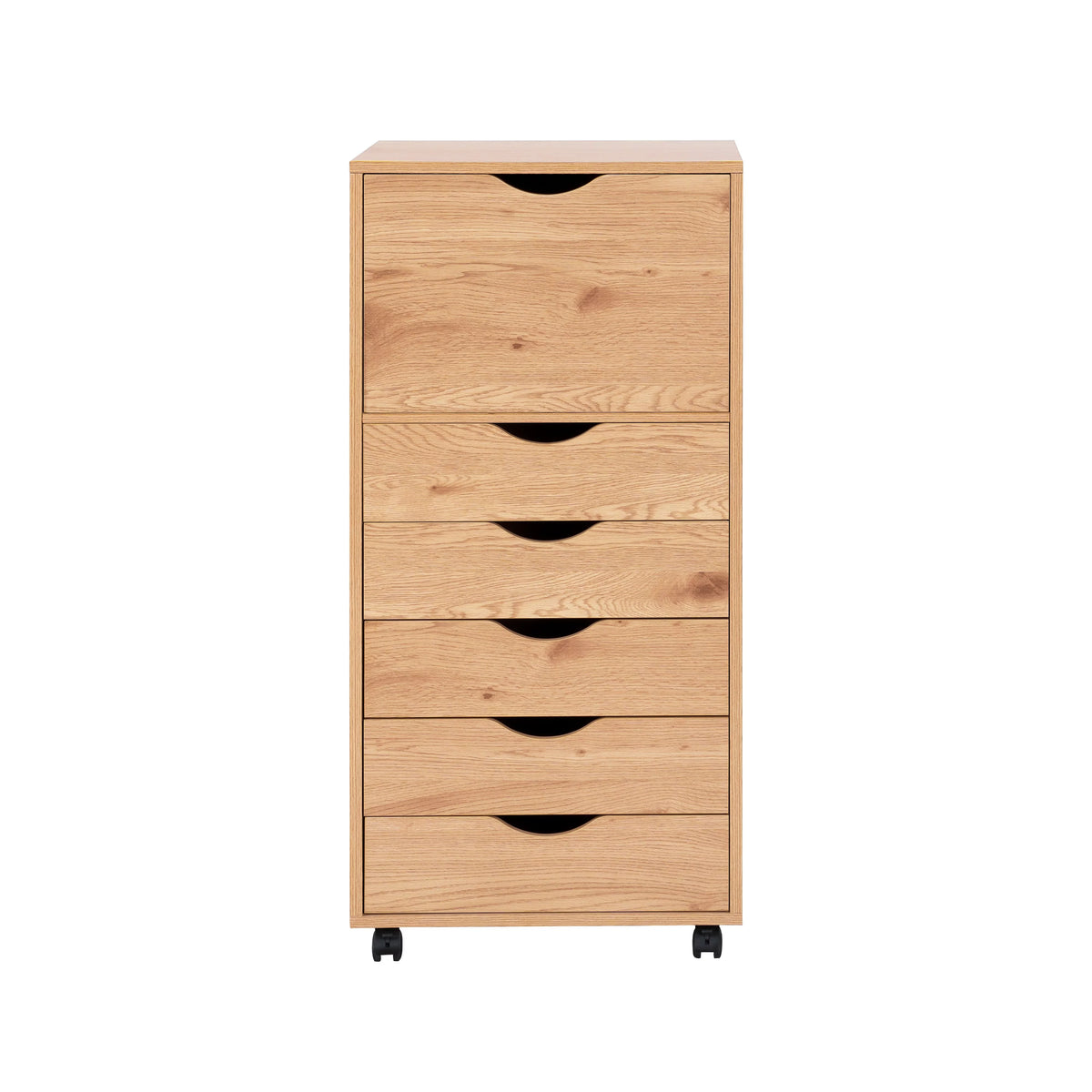 White Wooden Mobile File Cabinet T9720