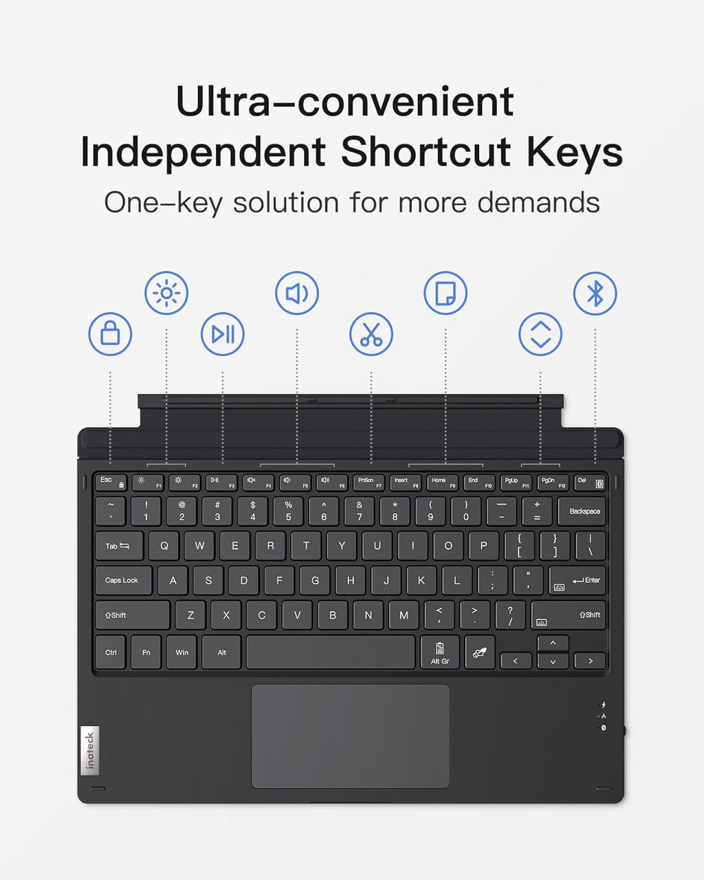 Bluetooth Keyboard Compatible with Surface Pro 7/7+/6/5/4 Pack of 2 K895236