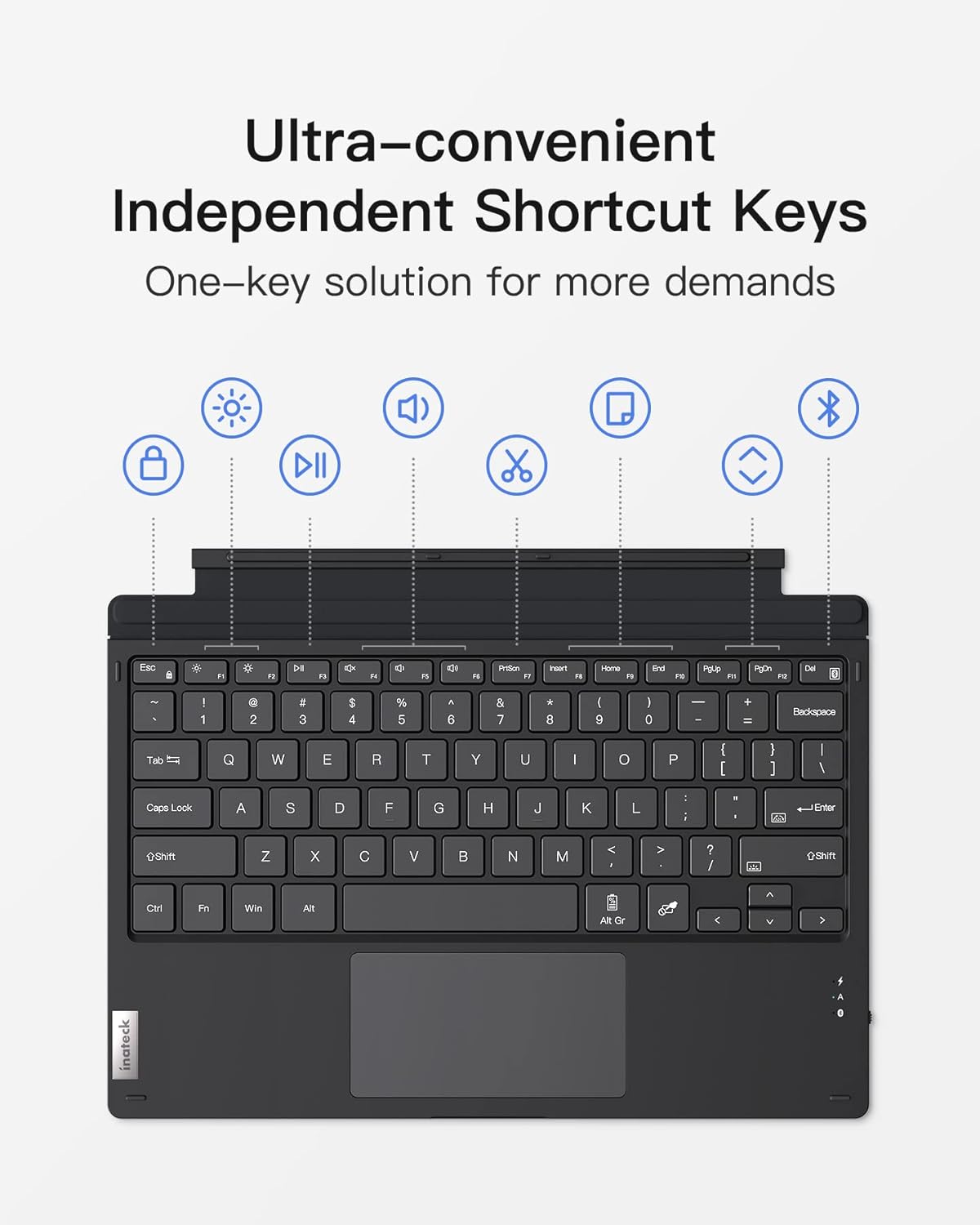 Bluetooth Keyboard Compatible with Surface Pro 7/7+/6/5/4 Pack of 2 K895236
