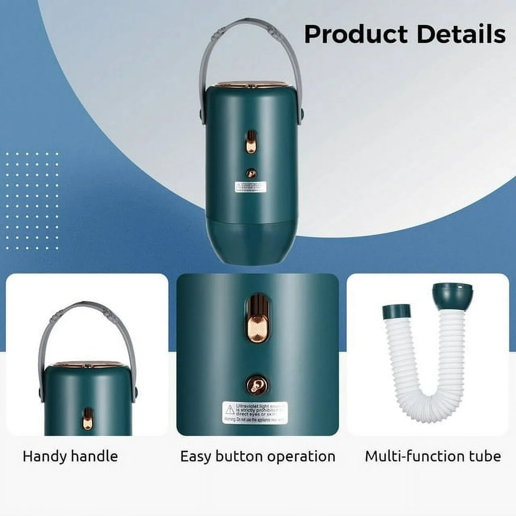 Portable Clothes Dryer with 2 Dryer Bag Green P56434
