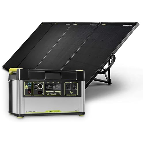 Portable Power Station, 1,000 W, Solar-Powered Generator S238156