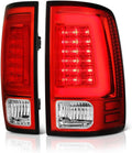 OLED Tube Tail Light Lamp for 2009-2018 Dodge RAM 1500 2500 3500, Rosso Red Lens P17814