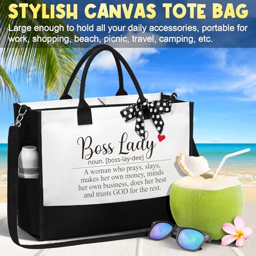 Canvas Tote Bag & Makeup Bag Gift Set Q9667