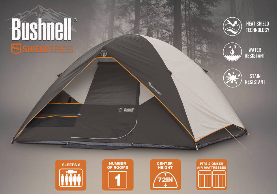 Instant Cabin Tent, Sleeps 6, Gray S8800