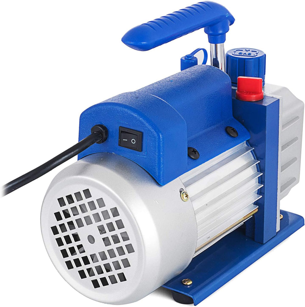 3.5 CFM Vacuum Pump Kit with R134a AC Manifold Gauge Set L2917