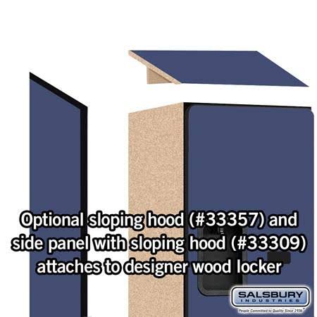 Blue Wood Locker I208455