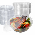 32oz Clear Disposable Salad Bowls with Lids G194515