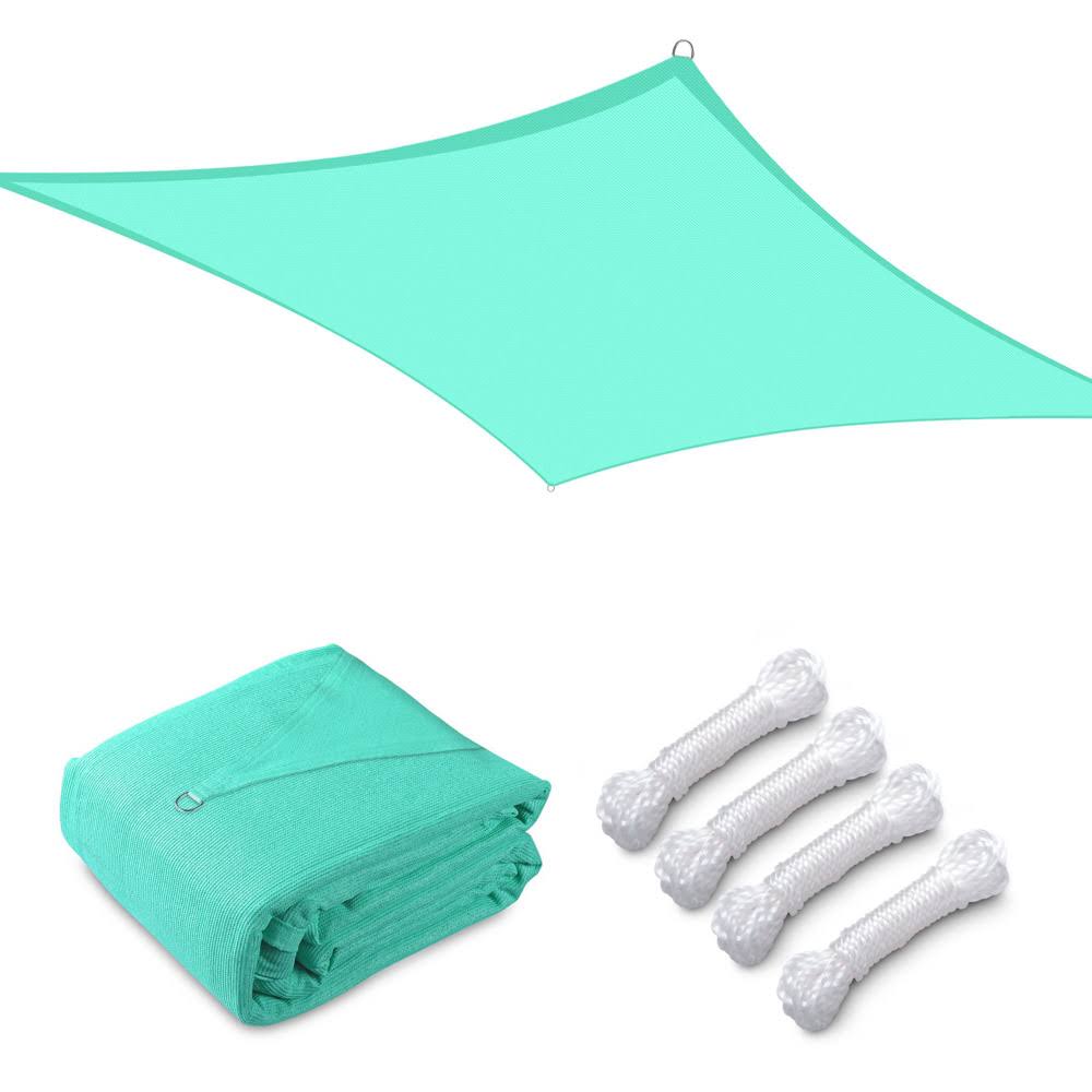 Blue Light 18ft Square Sun Shade Canopy N76128