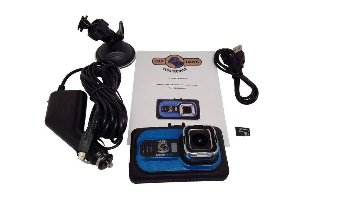 1080p Dash Camera with G-Sensor and 8 GB SD Q4898
