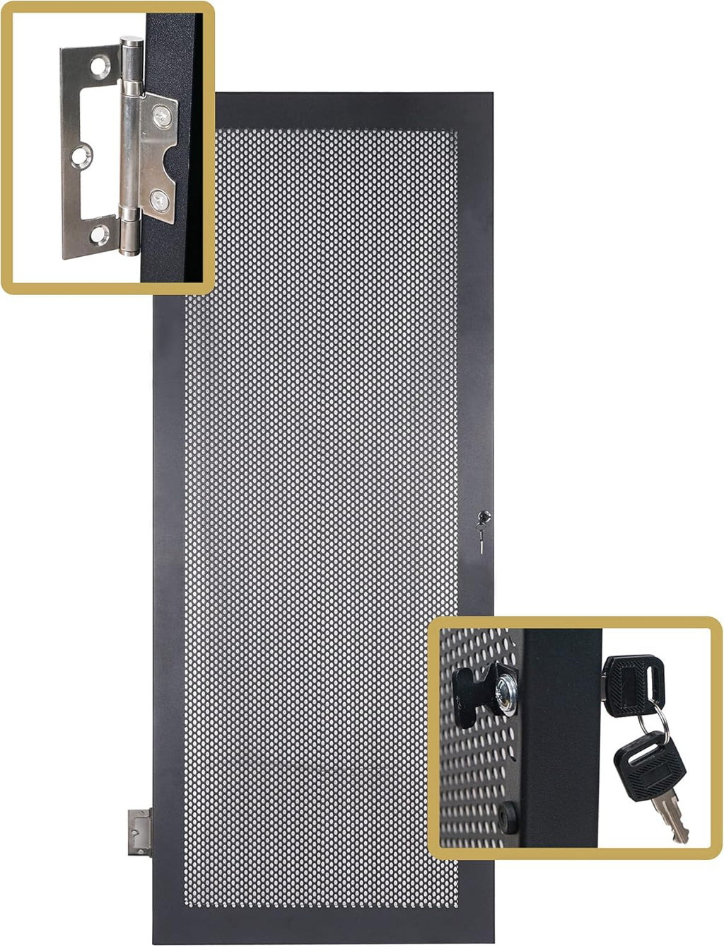 8U Steel Rack with Locking Casters L37715