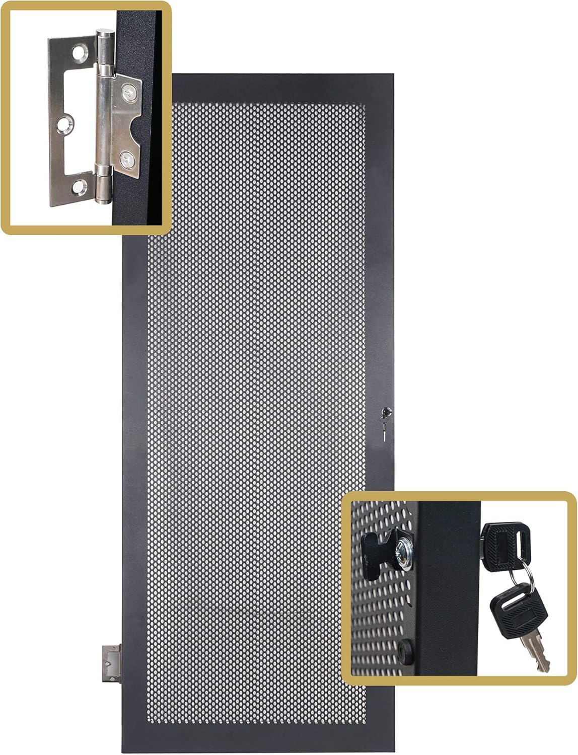 8U Steel Rack with Locking Casters L37715