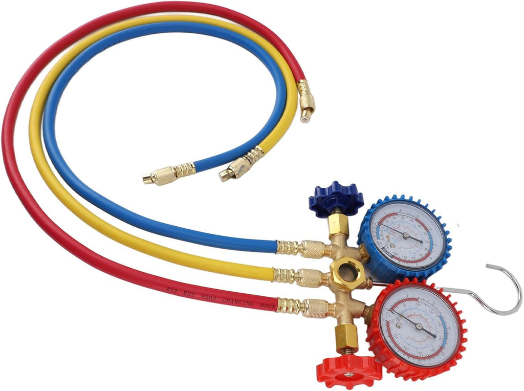 Double Head Anti Shock Vacuum Pressure AC Gauge Set M96834