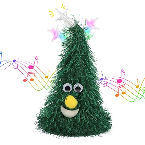 Singing Dancing Christmas Tree Plush Toy M8074