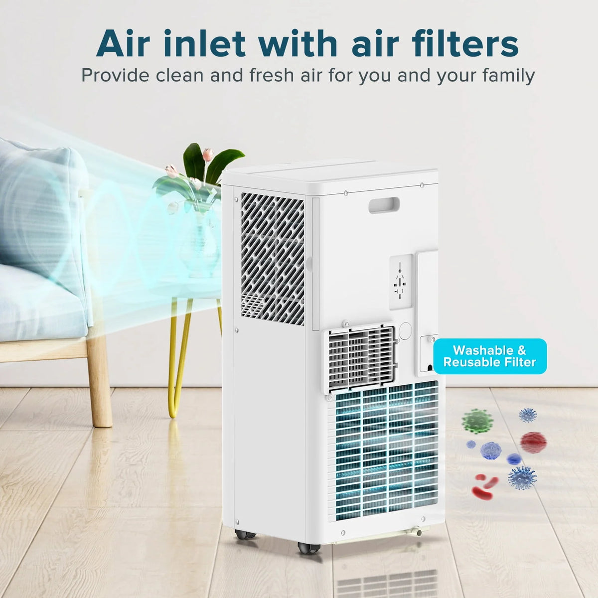 Portable Air Conditioner with Window Kit 5000BTU U731559