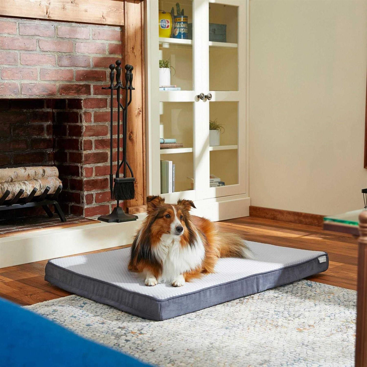 Large Cooling Orthopedic Dog Bed with Removable Cover D780294