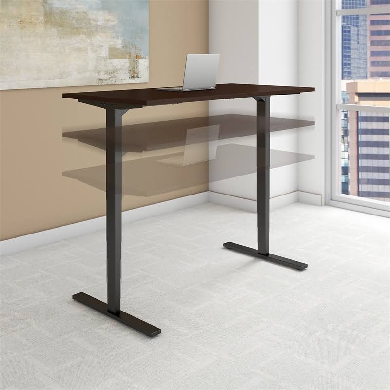 Height Adjustable Desk in Cherry E8349