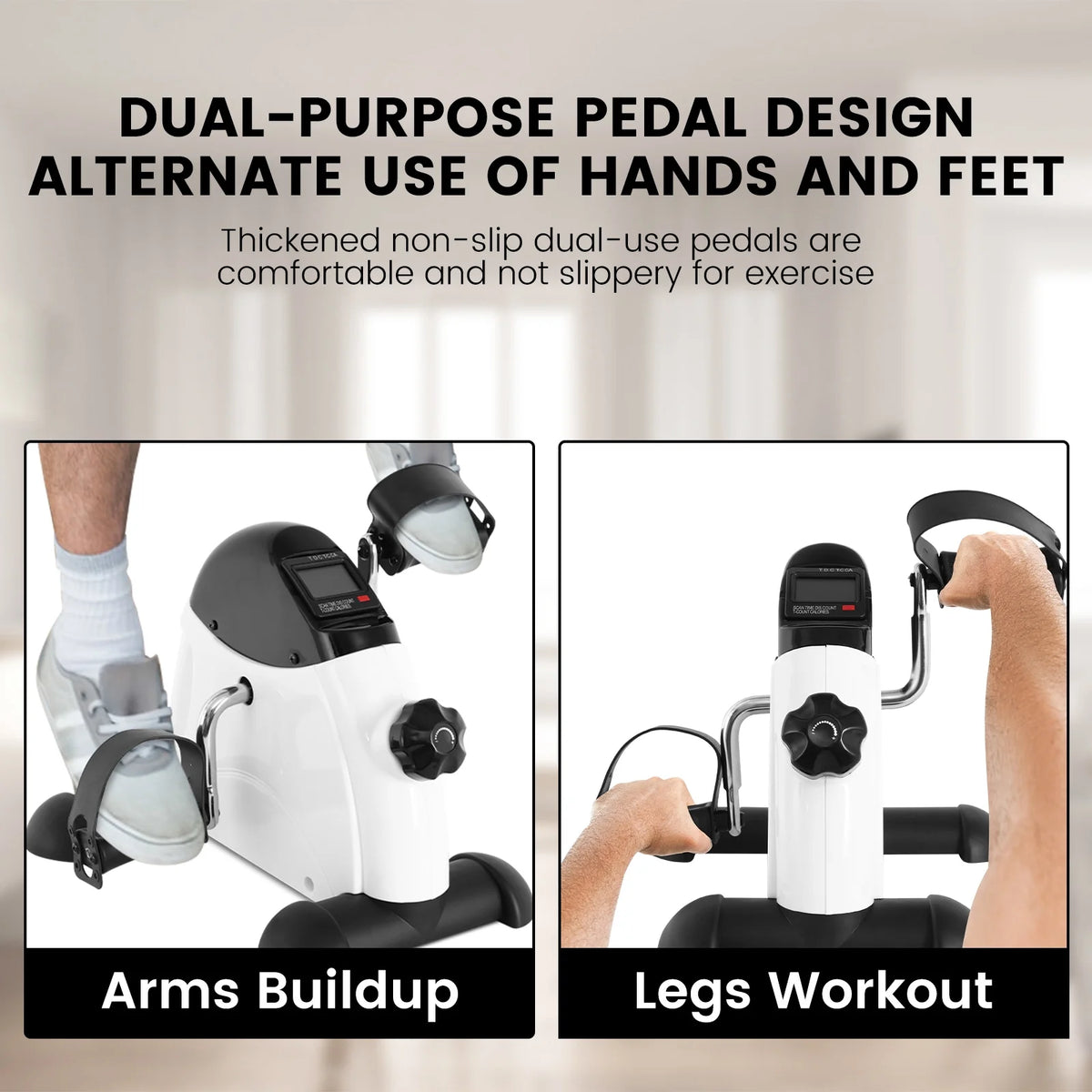 Black Portable Mini Exercise Bike N1664