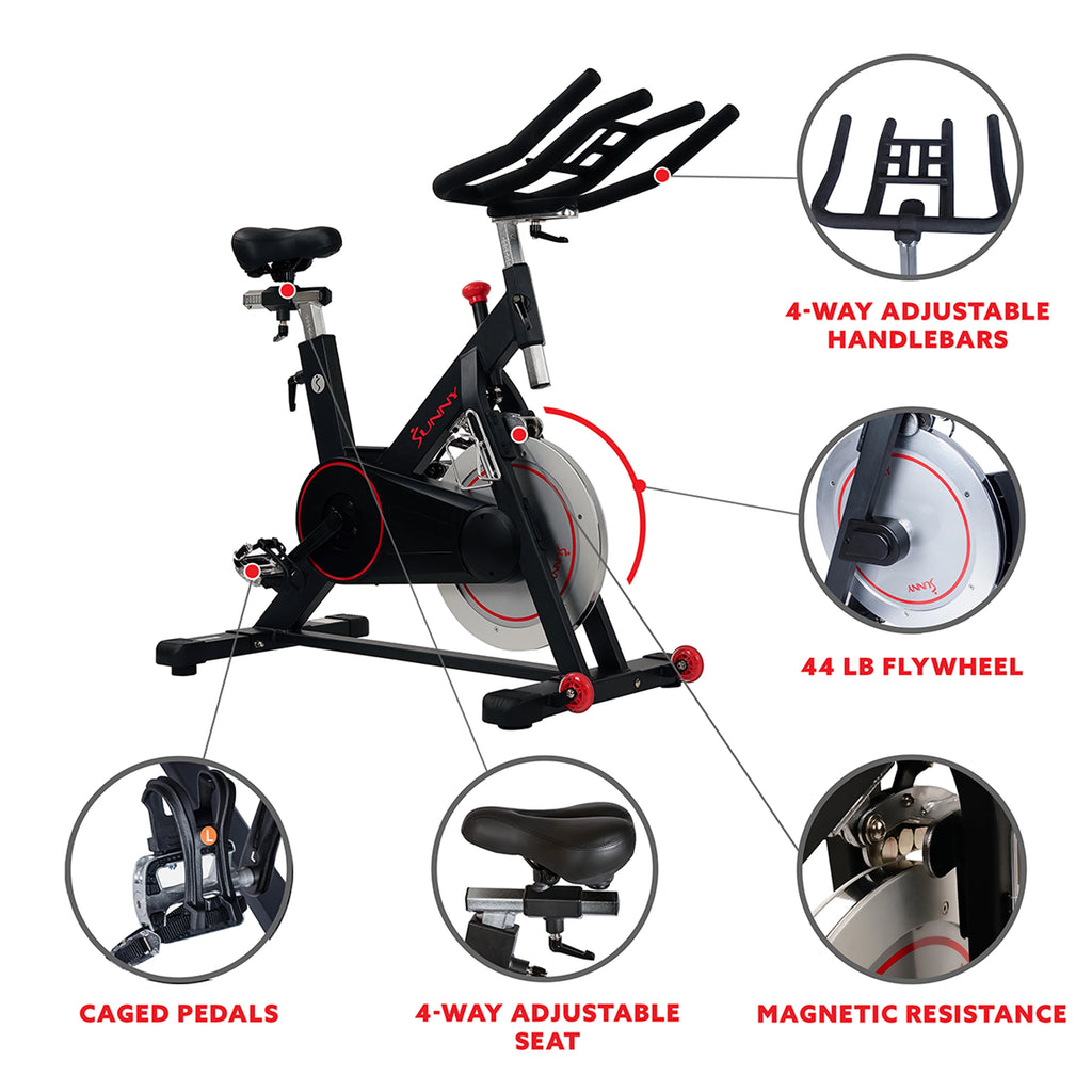 Magnetic Belt Drive Indoor Stationary Exercise Bike K952661