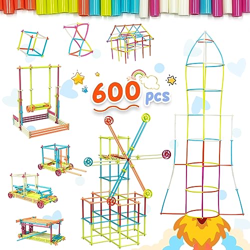 600Pcs Interlocking Plastic Building Toys Q835