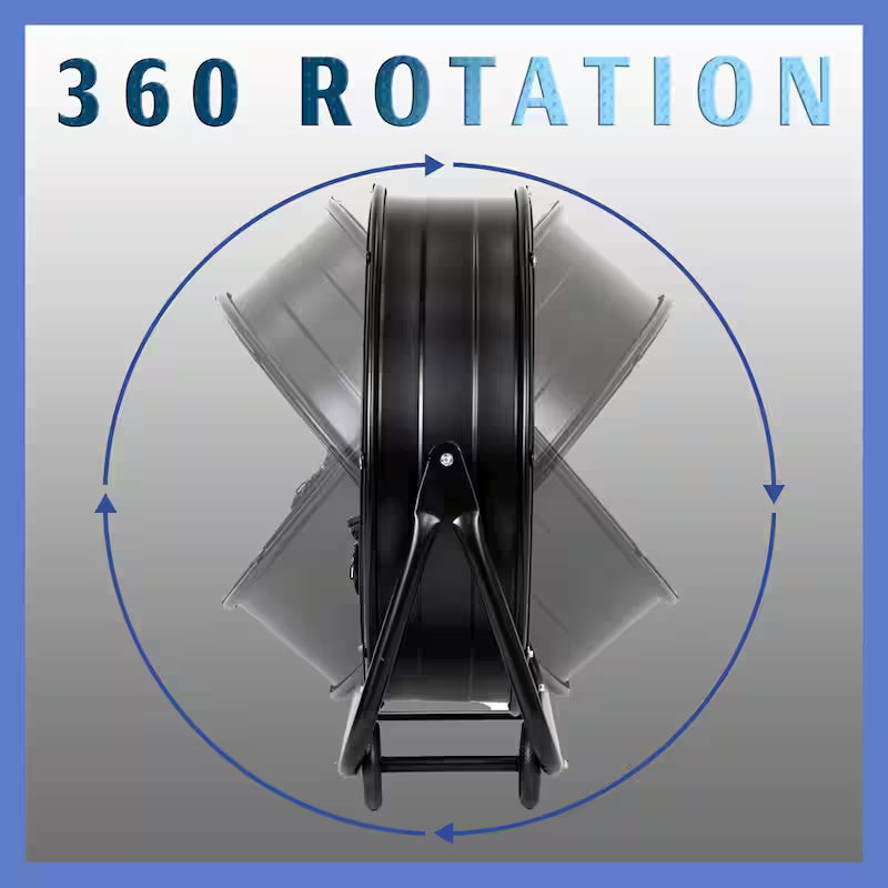 24 in. 2-Speed Drum Fan with Speed Control K7055