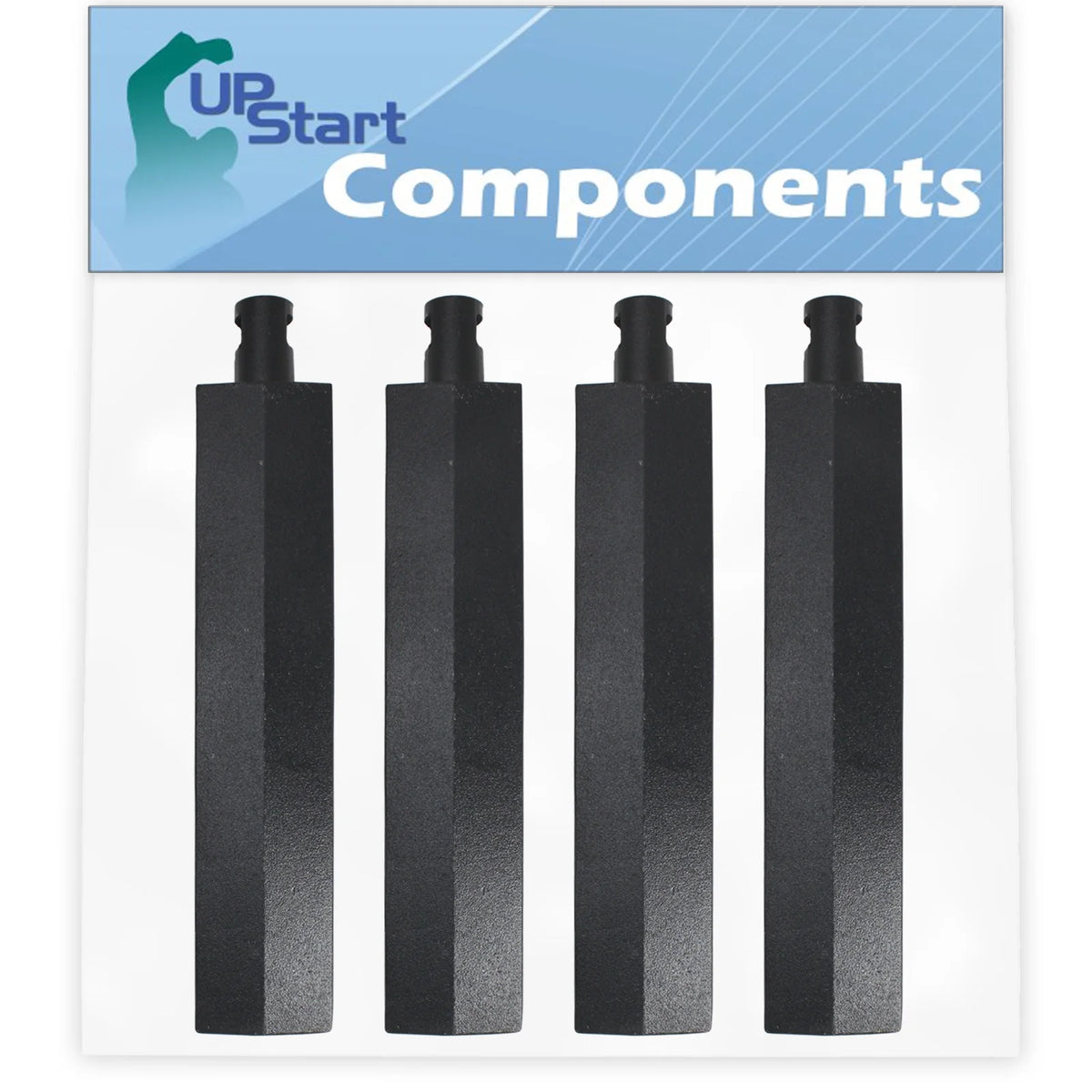 4-Pack BBQ Gas Grill Tube Burner Replacement Parts Cast Iron Pipe Burners 15 3/4" D852451