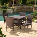 5 Piece Square Patio Dining Set S76558