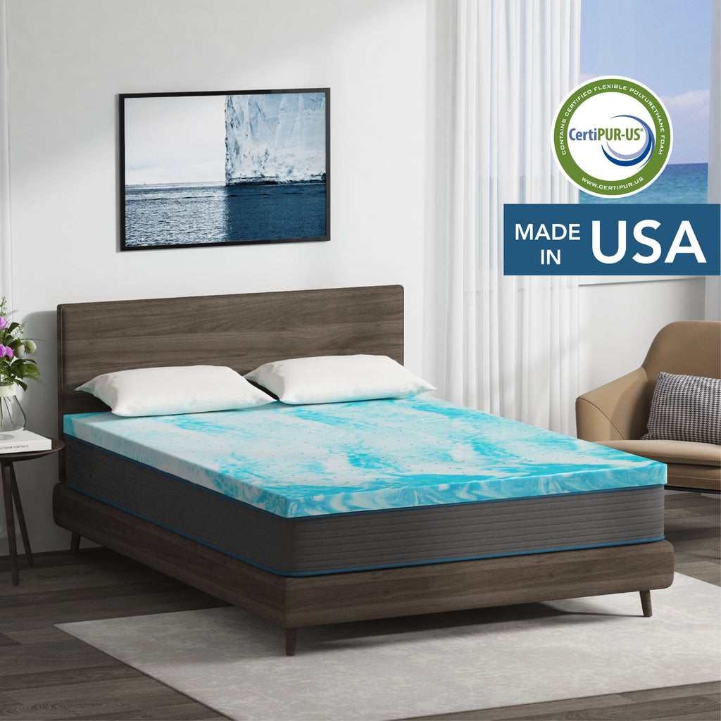 2 inch Cooling Gel Memory Foam Mattress Topper P89668