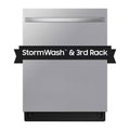 46 dBA Dishwasher with StormWash Handle and AutoRelease Door in Stainless Steel L37662
