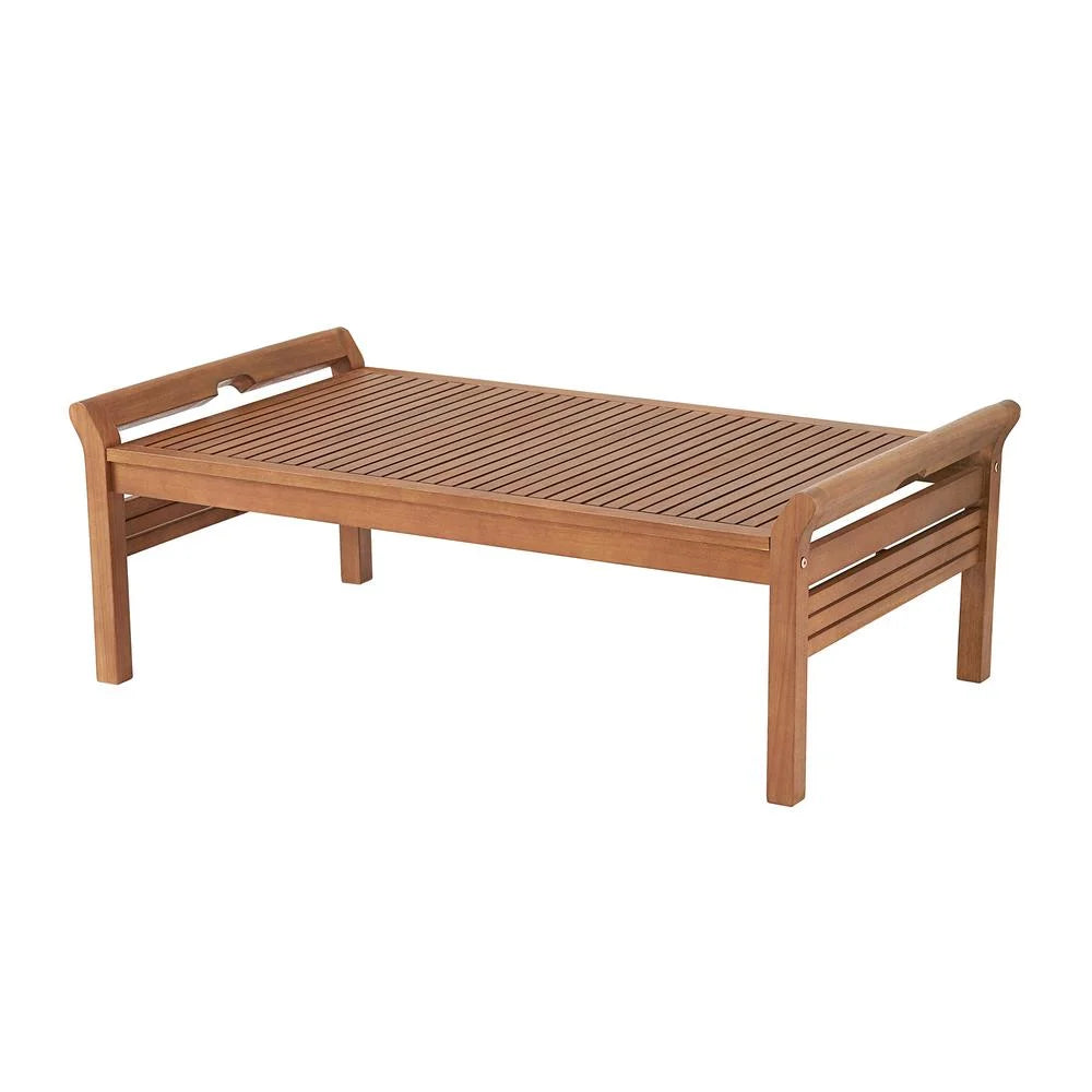 Eucalyptus Wood Outdoor Rectangle Coffee Table C698634