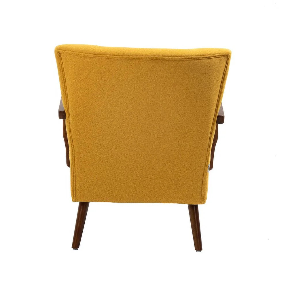 Mid Century Modern Linen Accent Chair H36700