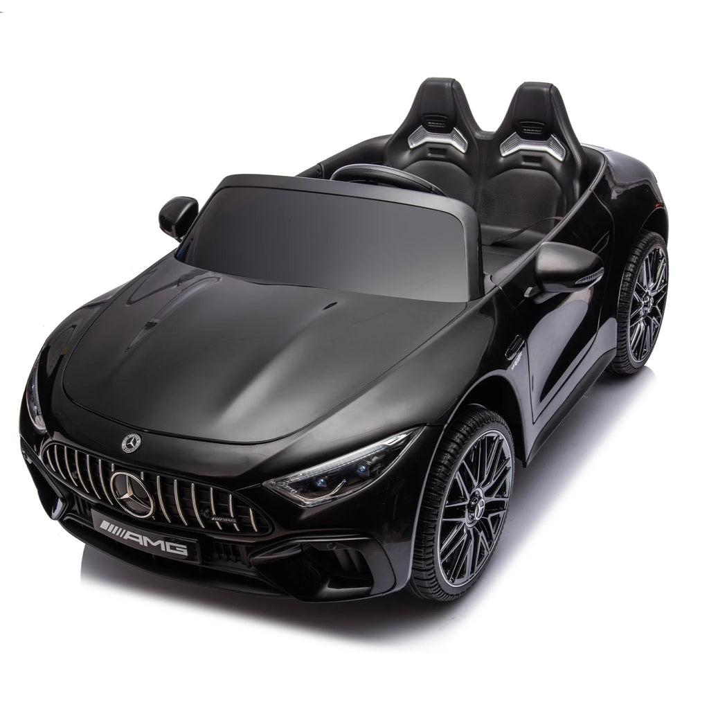 24V Electric Car for Kids with Parent Remote Control, Black S5482