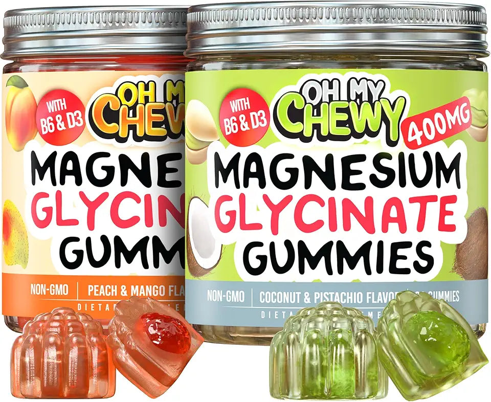 Magnesium Gummies Bundle 2 Bottles 60 Each Q179007