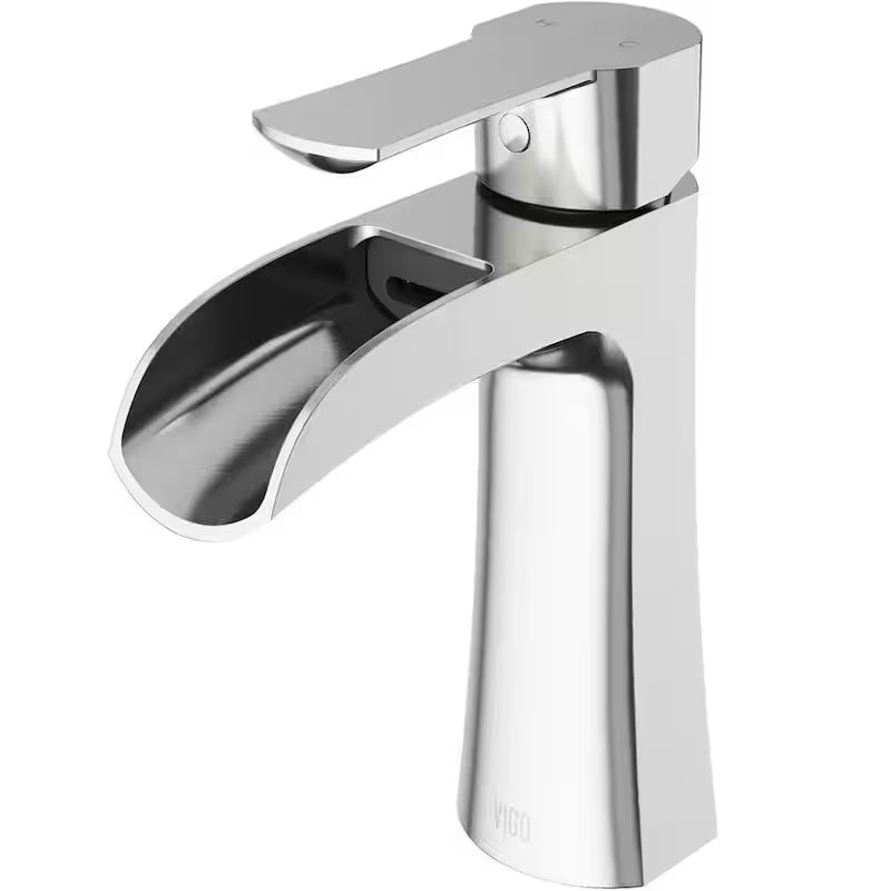 Single Handle Brushed Nickel Bathroom Faucet S300560