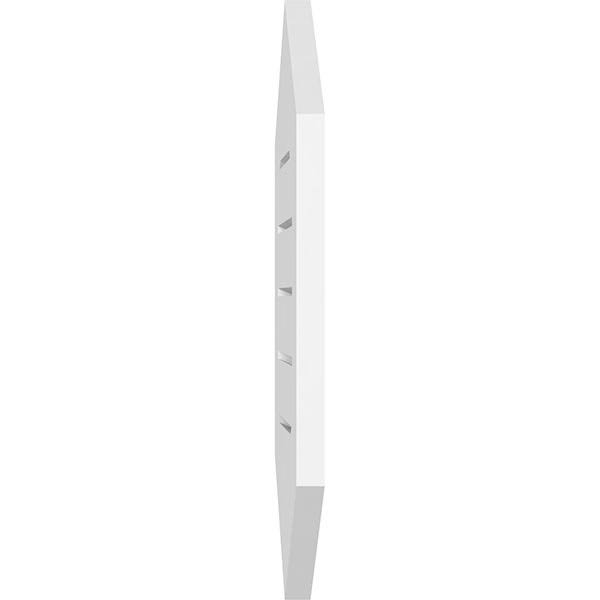 Vertical Peaked Surface Mount PVC Gable Vent M67146