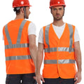 Safety Orange M Size 4 Pack Safety Vest G440038