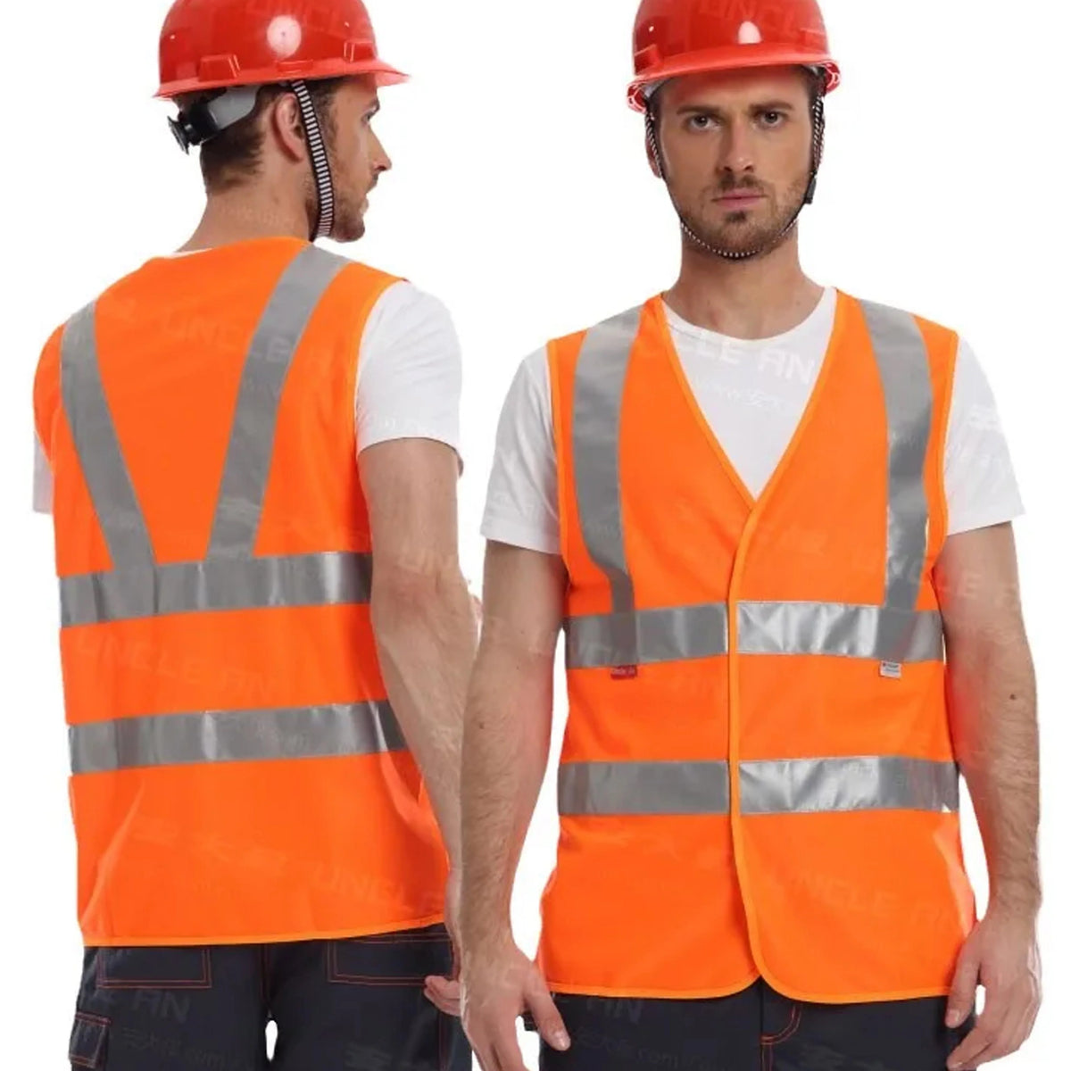 Safety Orange M Size 4 Pack Safety Vest G440038