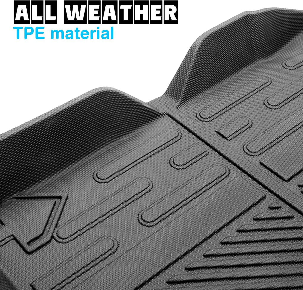 TPE All-Weather Cargo Liner Trunk Mat Pack of 2 O324813