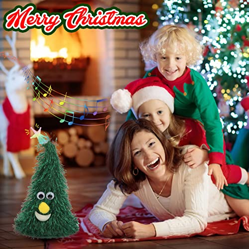 Singing Dancing Christmas Tree Plush Toy M8074