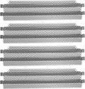 Stainless Steel Grill Heat Plates Heat Shield Burner Cover, BBQ Gas Grill Replacement Parts T4630
