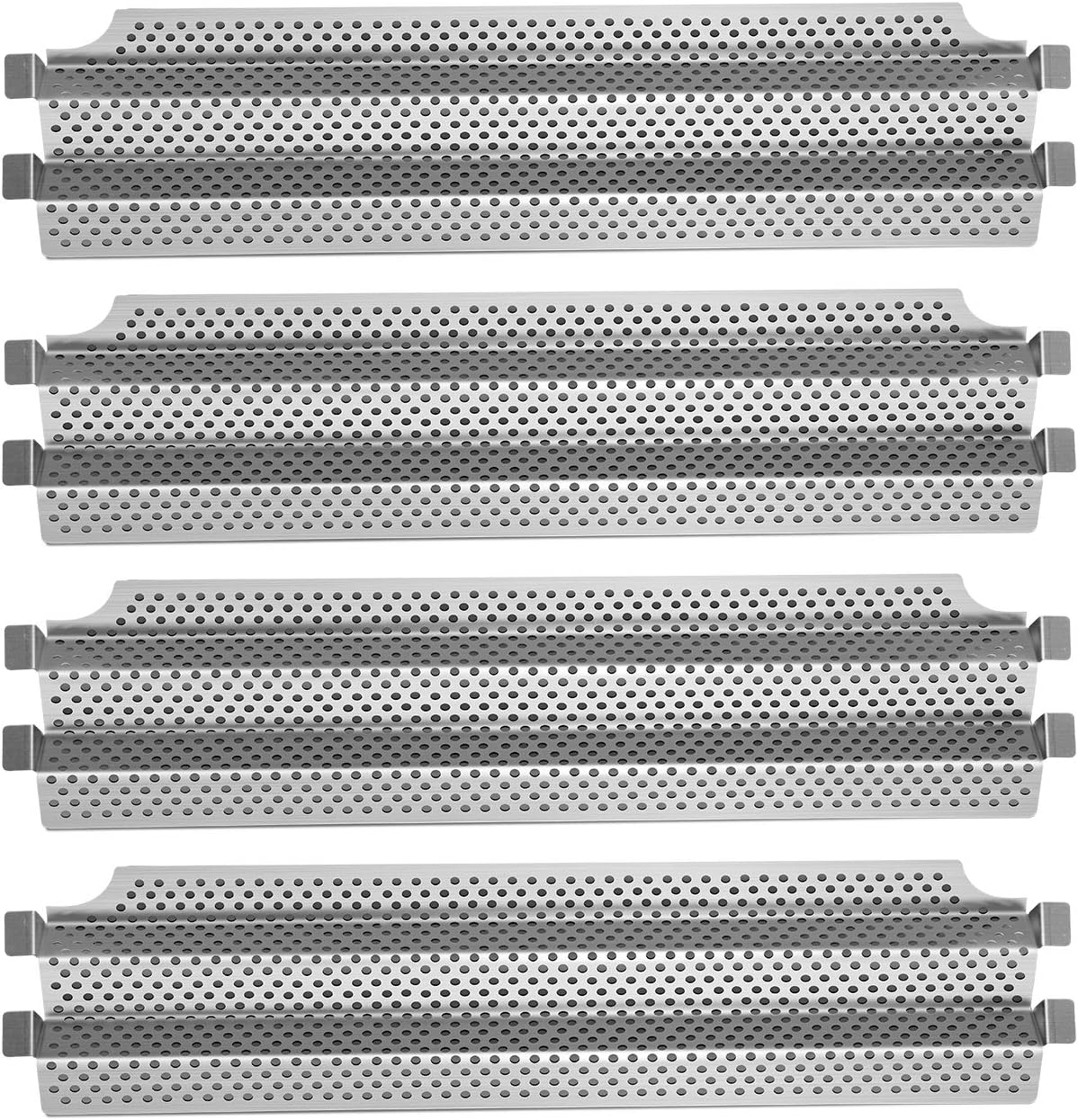 Stainless Steel Grill Heat Plates Heat Shield Burner Cover, BBQ Gas Grill Replacement Parts T4630