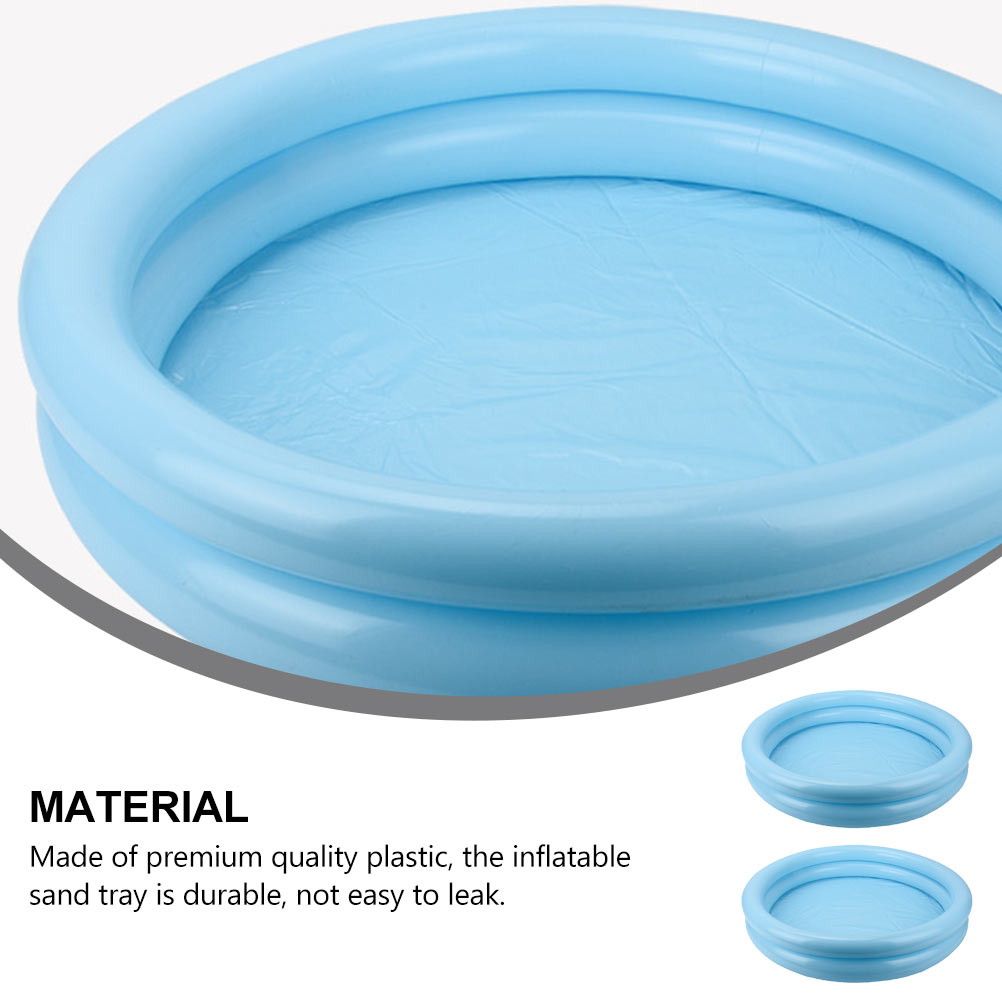2Pcs Portable Inflatable Pool Plastic Sand Boxes O45281